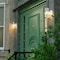 Vaxcel Bedford Aluminum 5.25-in. W 1 Light White Motion Sensor Dusk/Dawn Outdoor Wall Lantern Clear Glass T0733 - alternate 7